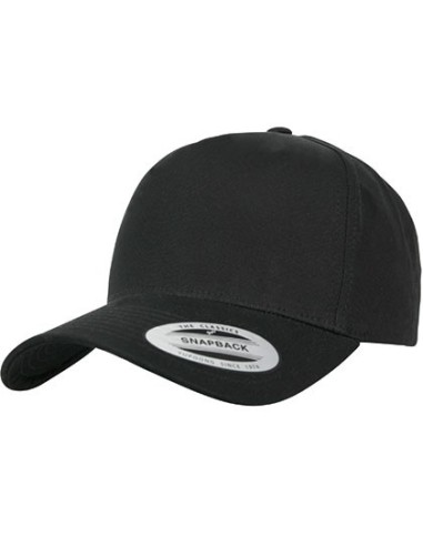 F-7707-5-Panel Curved Classic Snapback